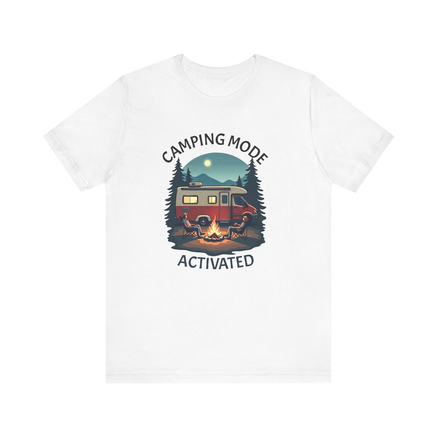 Camping Mode Activated Unisex Tee - Perfect for Outdoor Adventures
