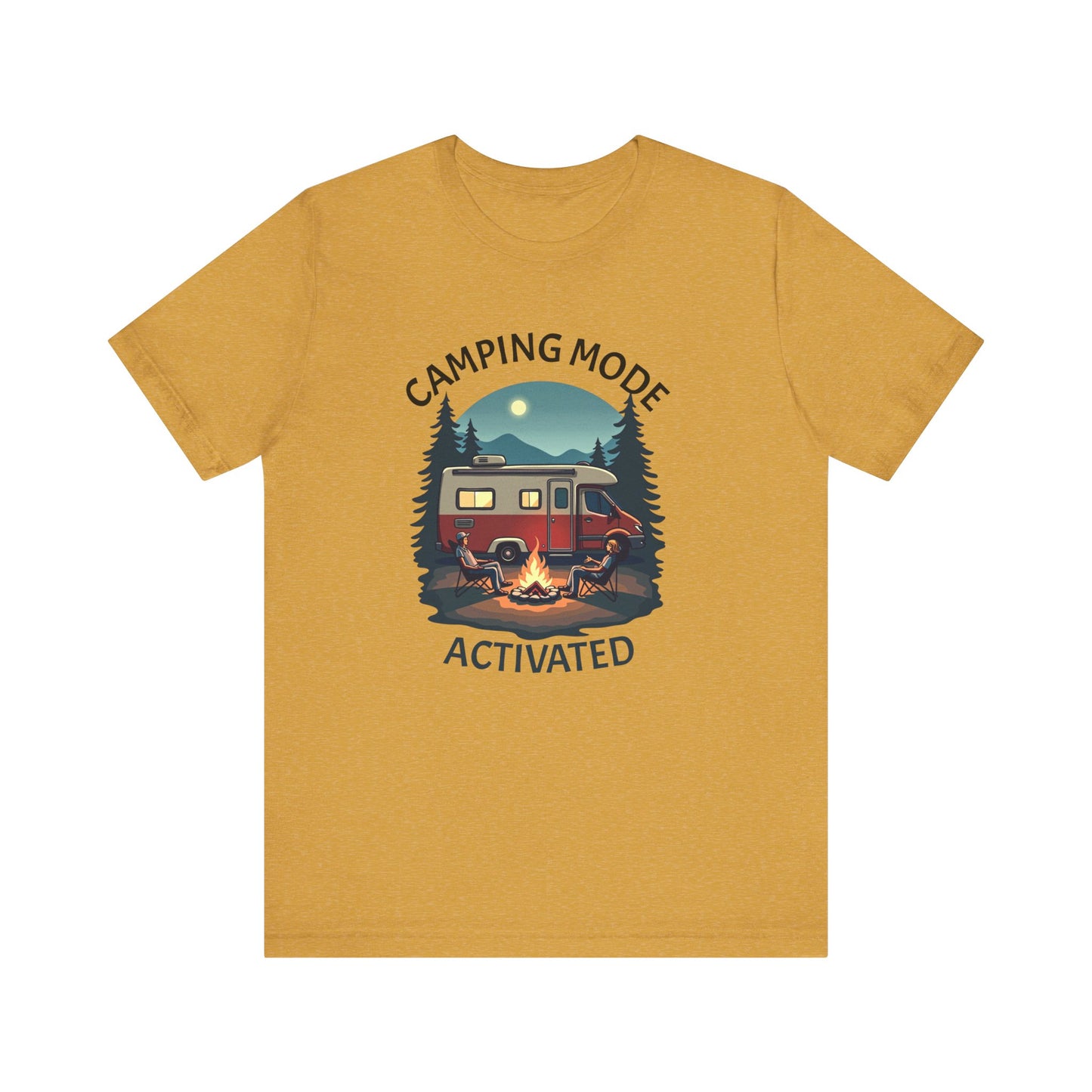 Camping Mode Activated Unisex Tee - Perfect for Outdoor Adventures