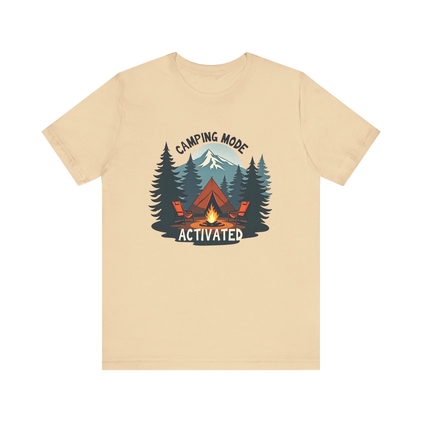 Camping Mode Activated - Unisex Jersey Tee