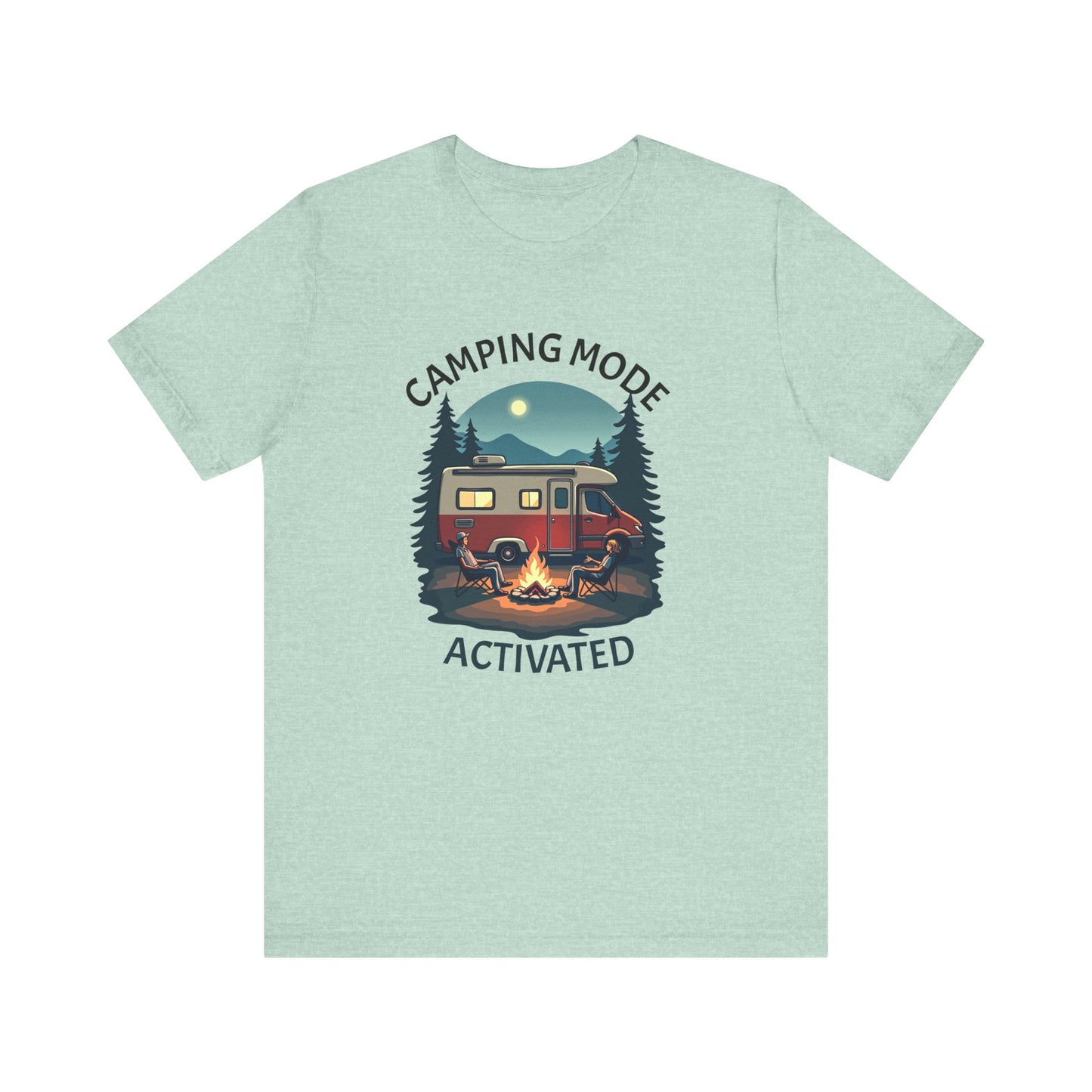 Camping Mode Activated Unisex Tee - Perfect for Outdoor Adventures