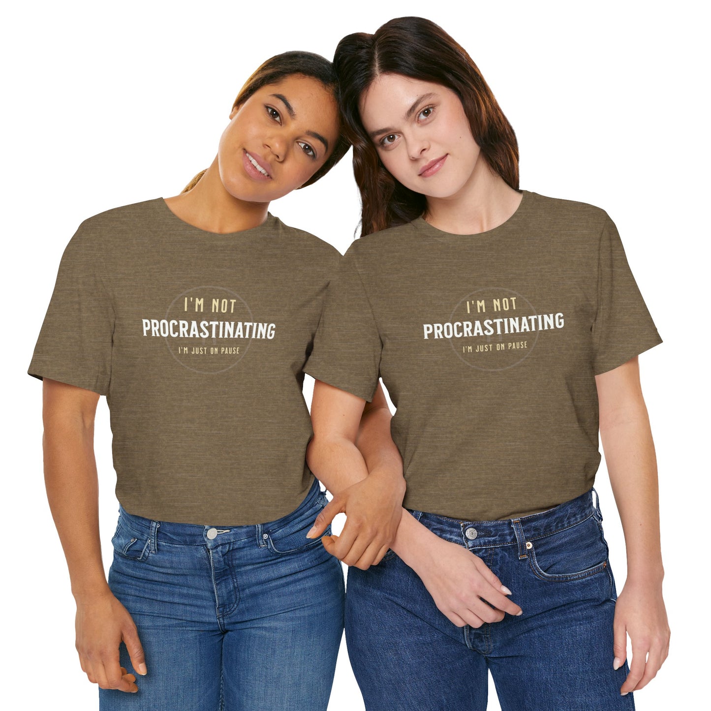 Unisex Procrastination Tee - Perfect for Relaxation & Humor