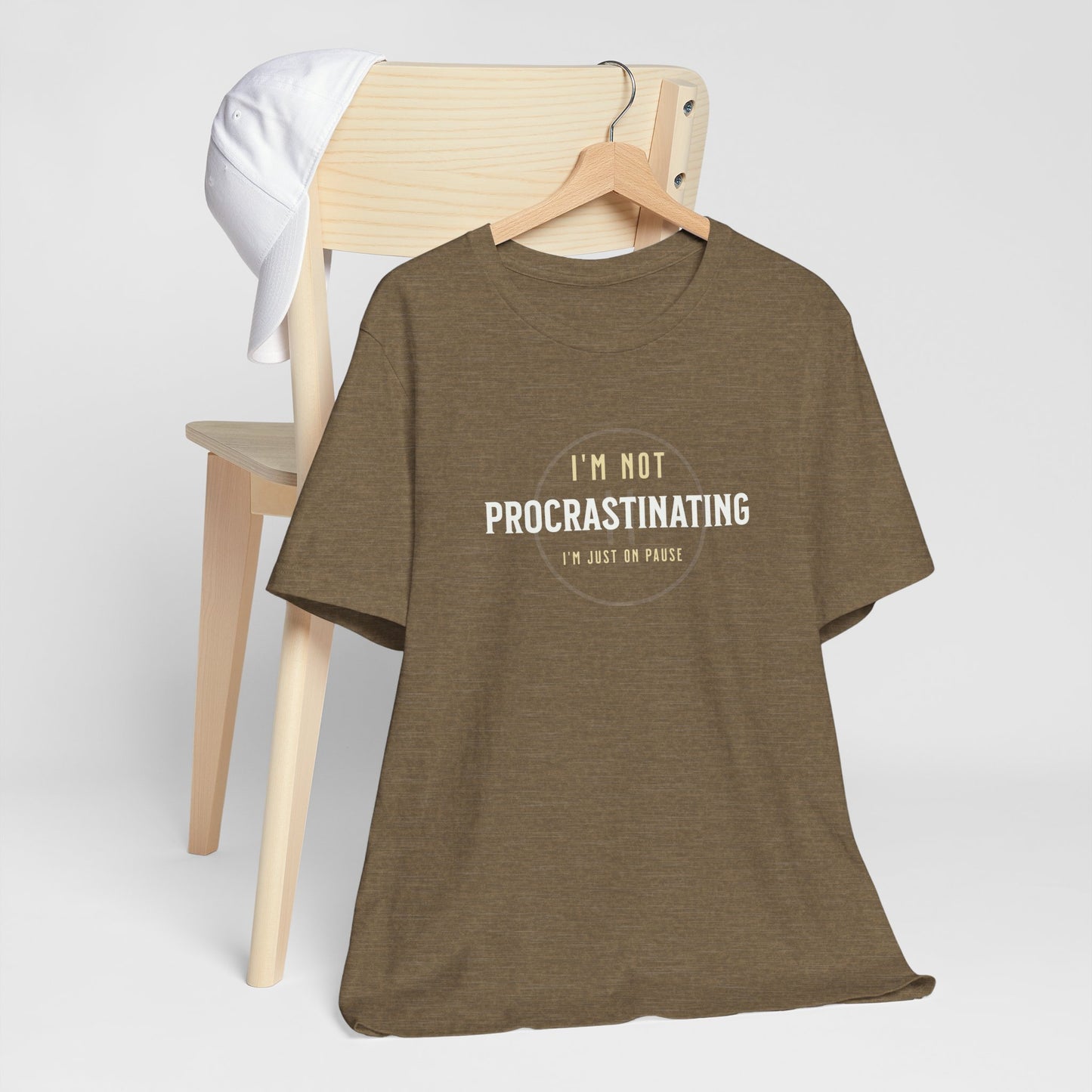 Unisex Procrastination Tee - Perfect for Relaxation & Humor