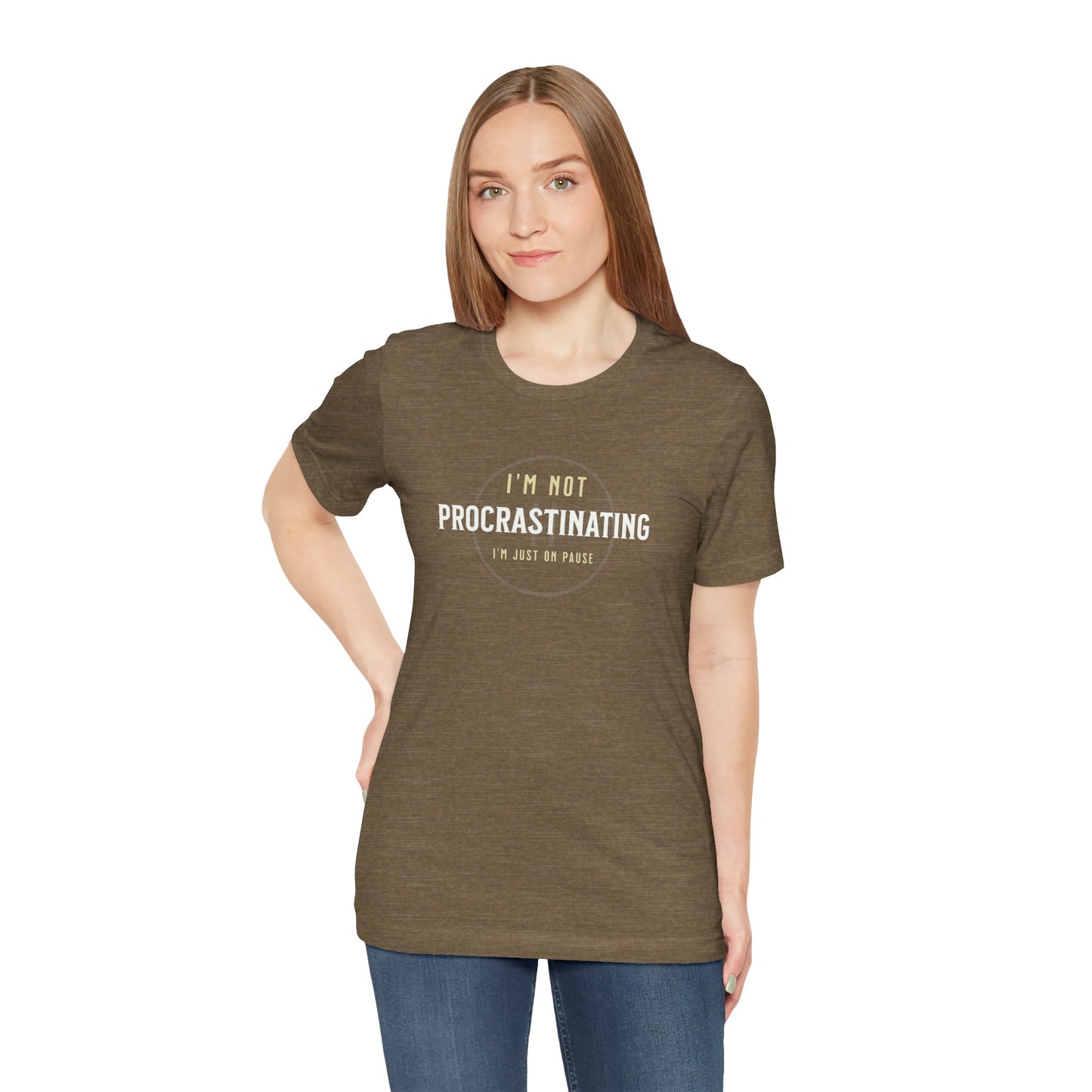 Unisex Procrastination Tee - Perfect for Relaxation & Humor