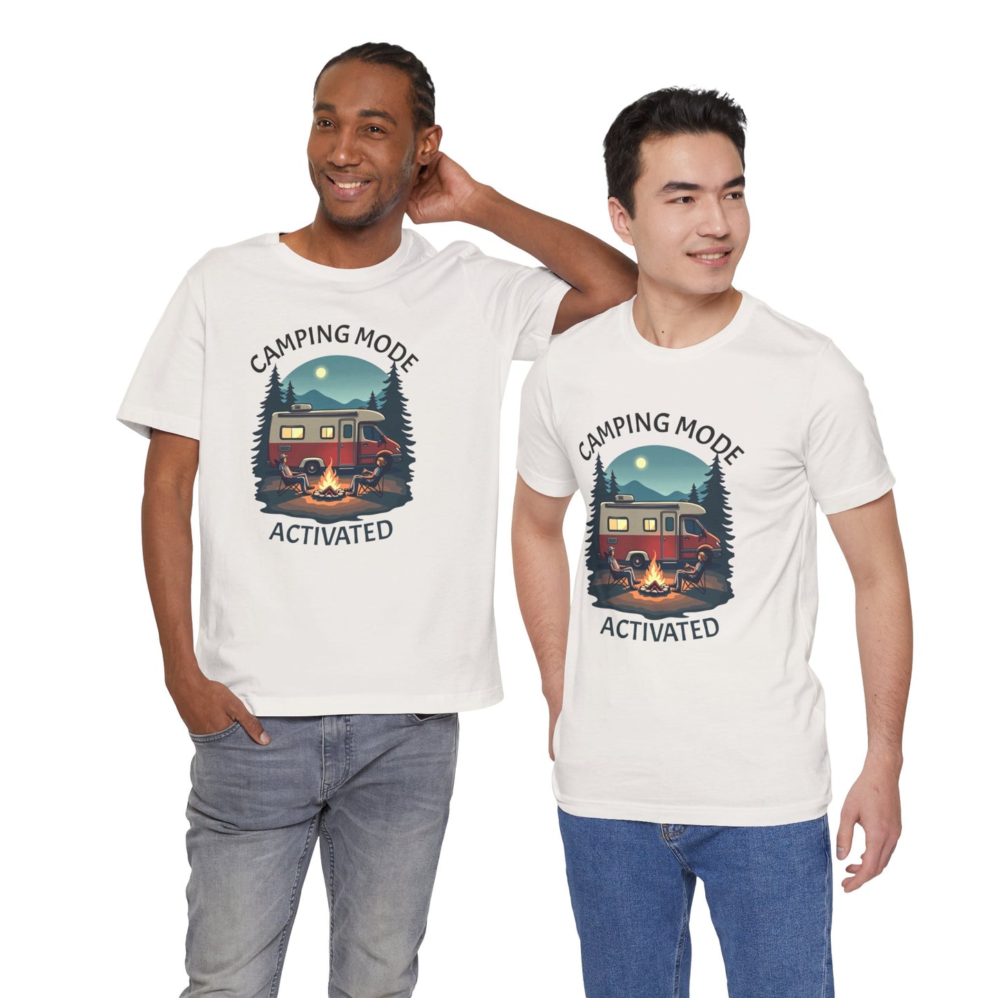 Camping Mode Activated Unisex Tee - Perfect for Outdoor Adventures
