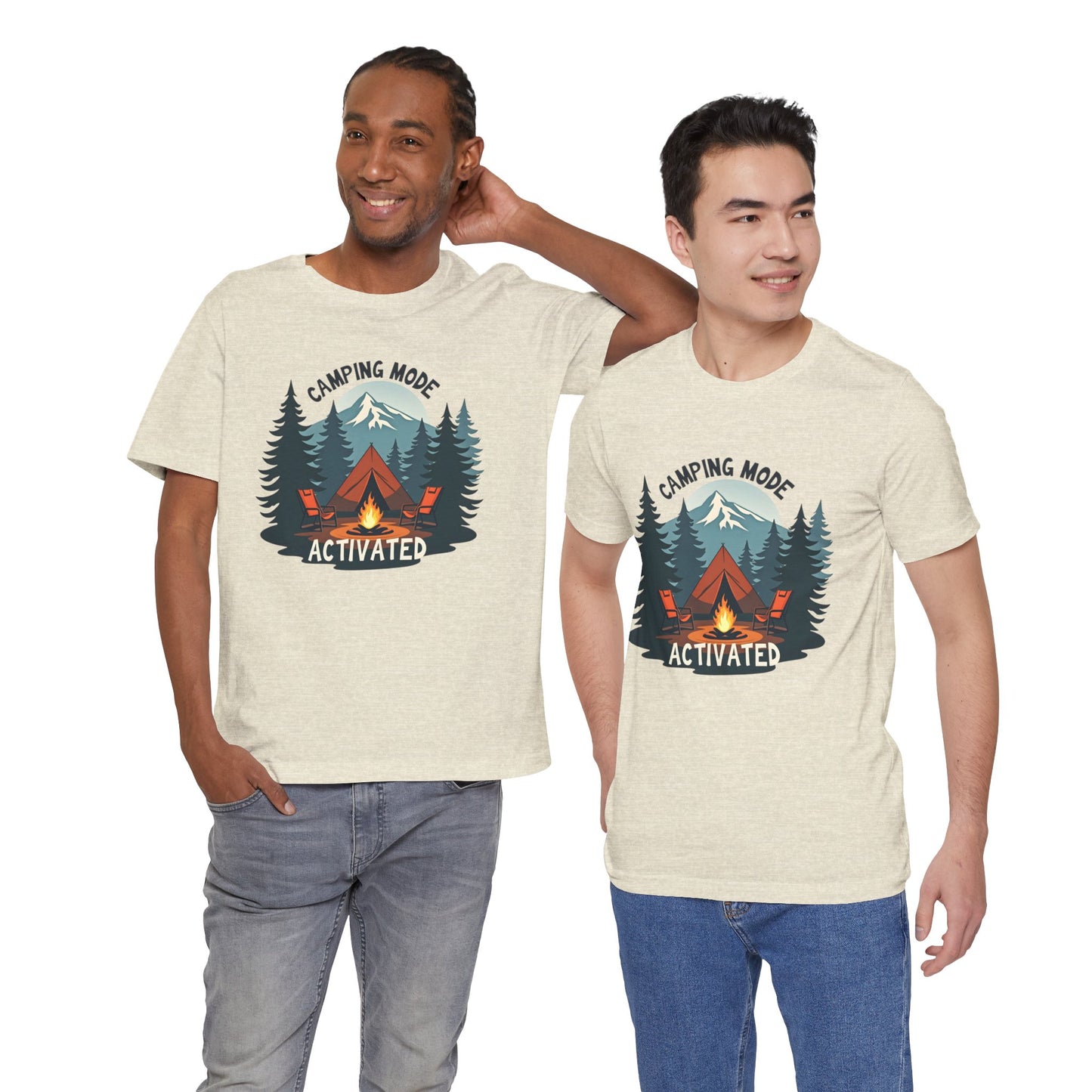 Camping Mode Activated - Unisex Jersey Tee