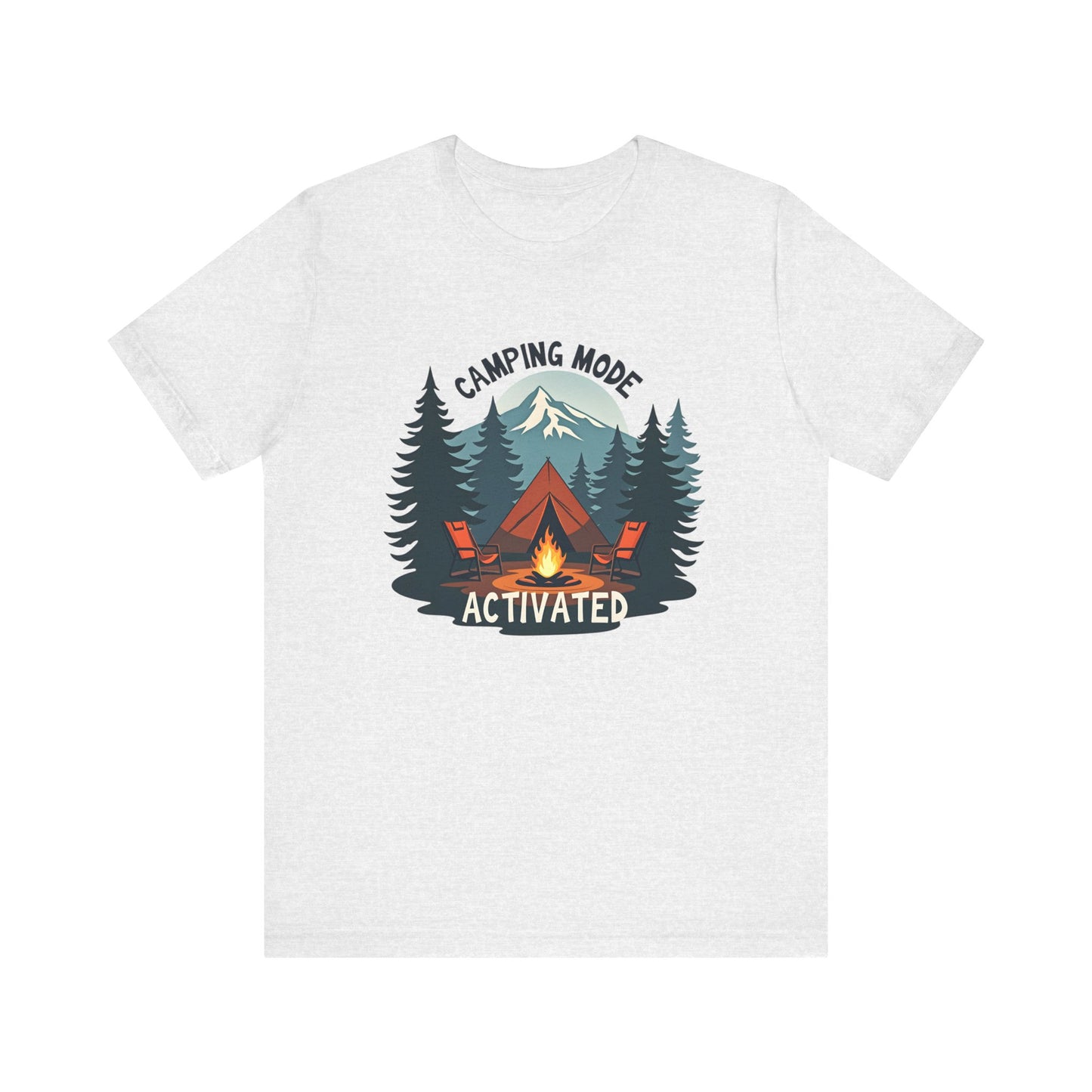 Camping Mode Activated - Unisex Jersey Tee