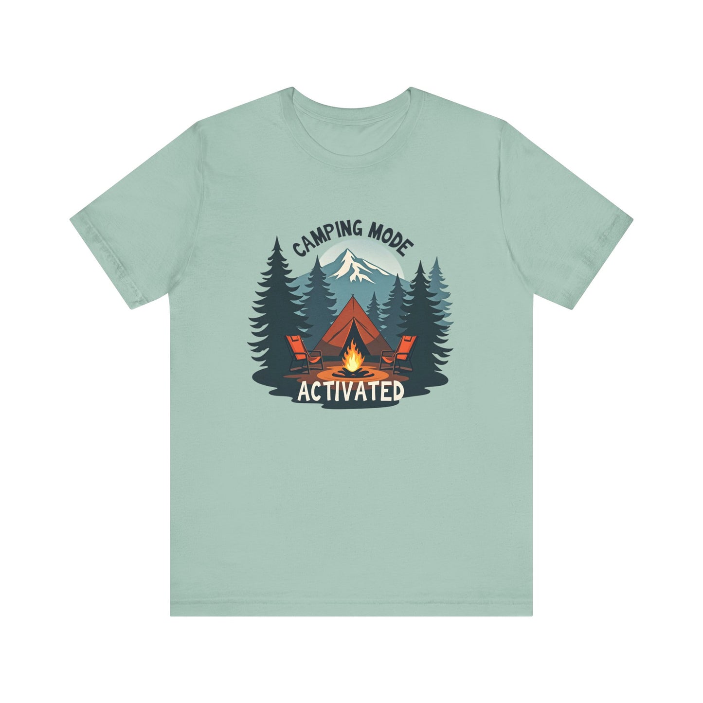 Camping Mode Activated - Unisex Jersey Tee