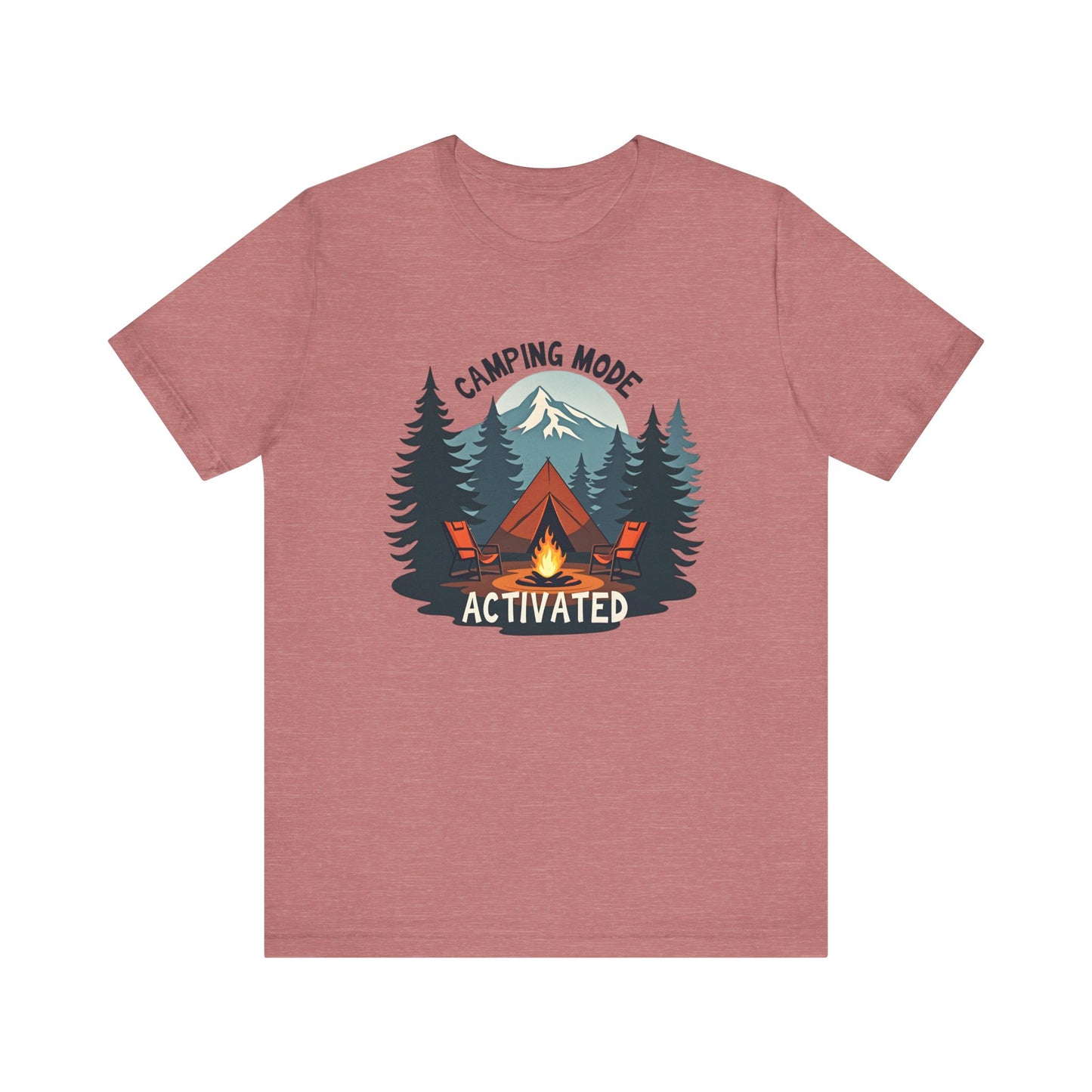 Camping Mode Activated - Unisex Jersey Tee