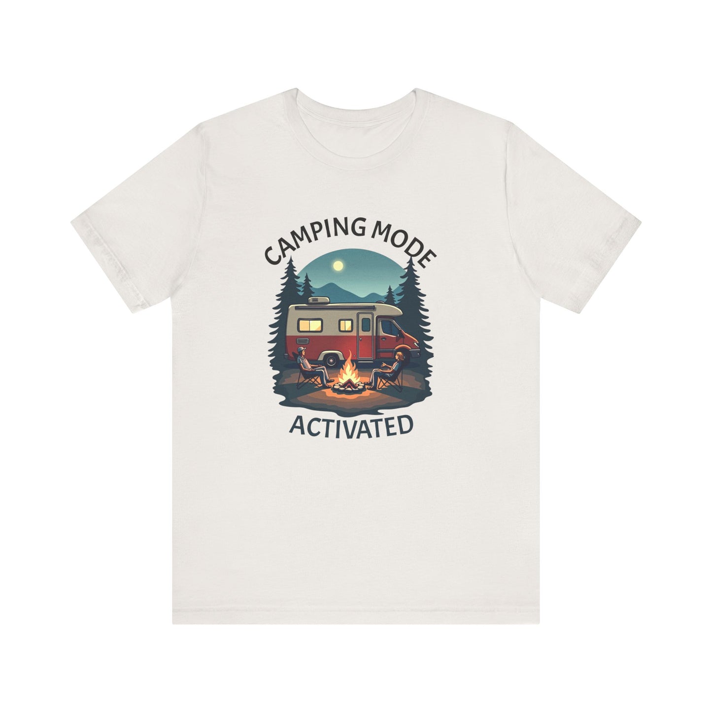 Camping Mode Activated Unisex Tee - Perfect for Outdoor Adventures