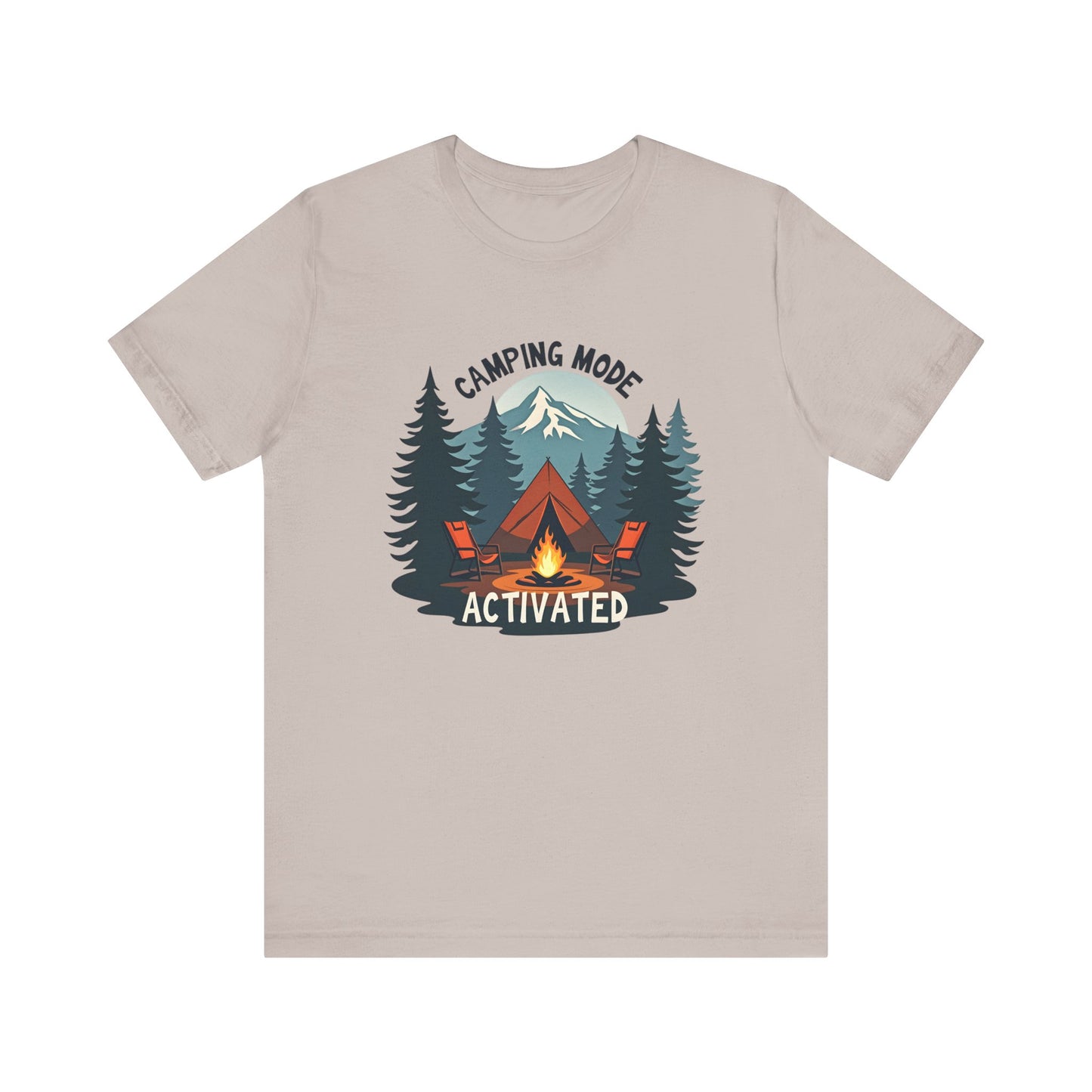 Camping Mode Activated - Unisex Jersey Tee
