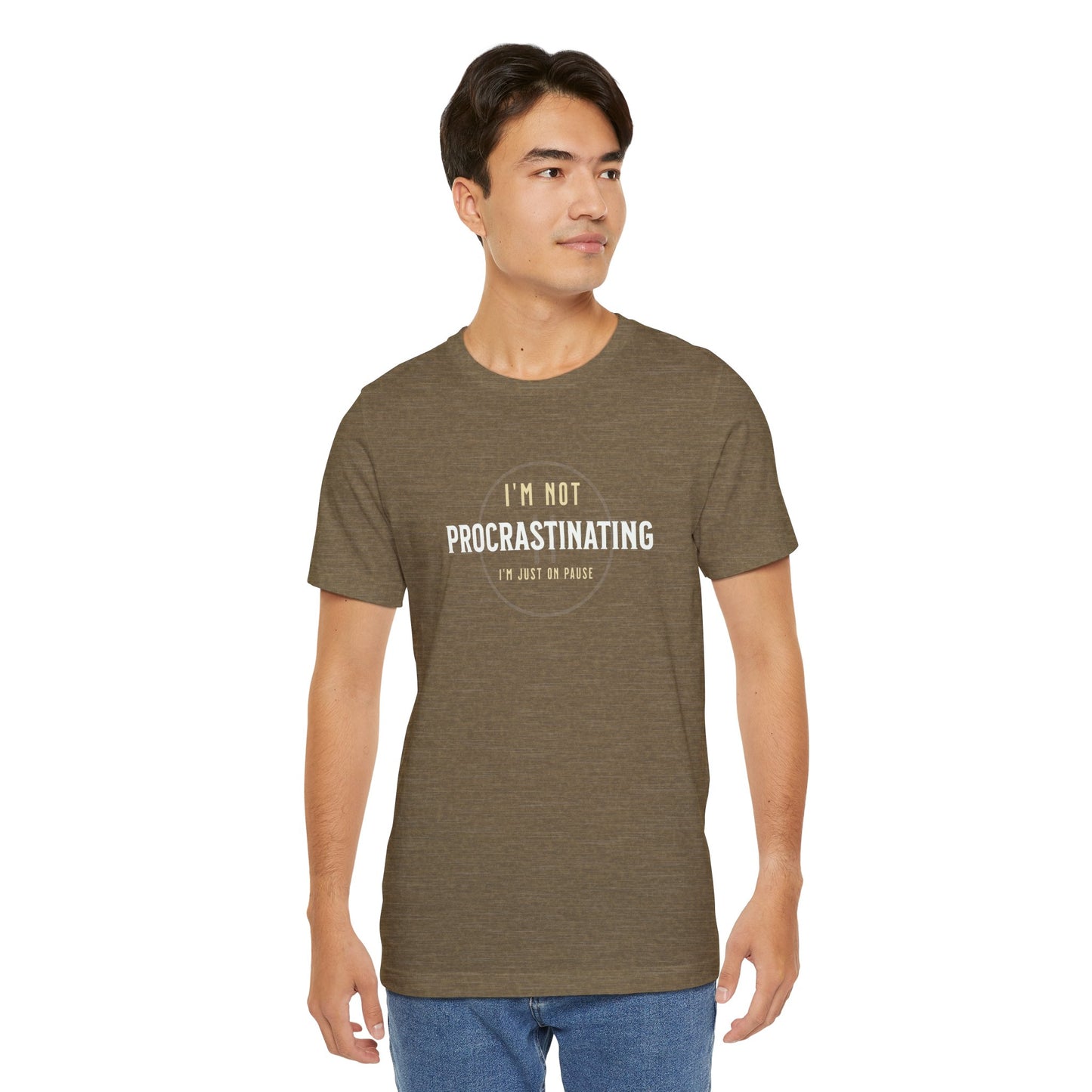 Unisex Procrastination Tee - Perfect for Relaxation & Humor