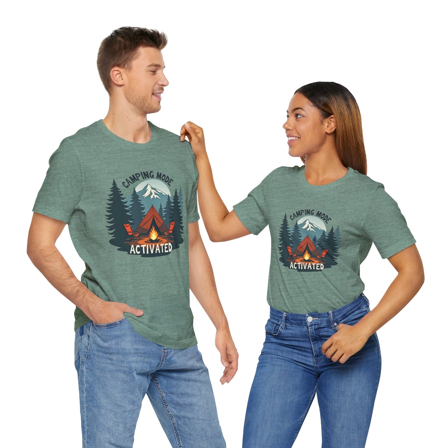 Camping Mode Activated - Unisex Jersey Tee