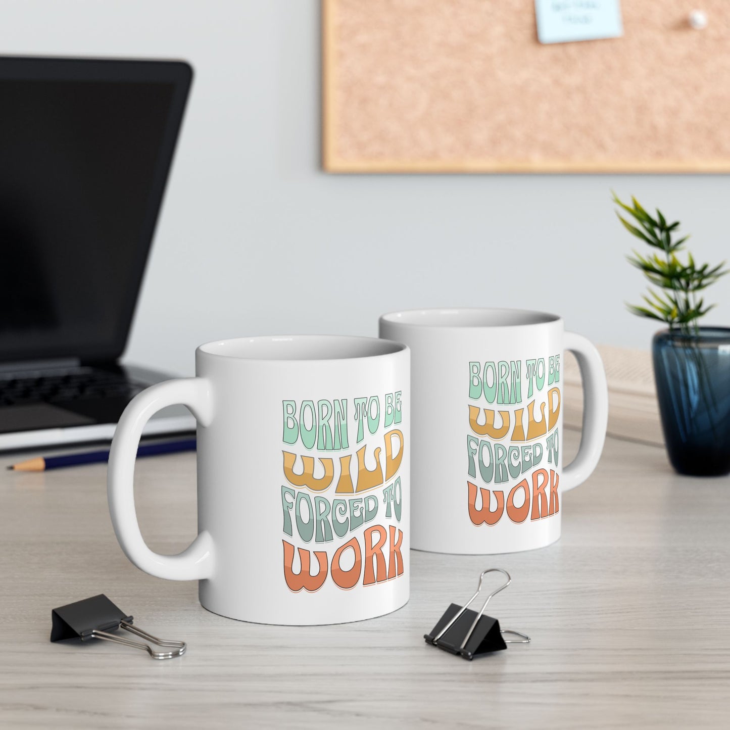 Motivational Ceramic Mug - Funny Coffee Cup for Work & Home