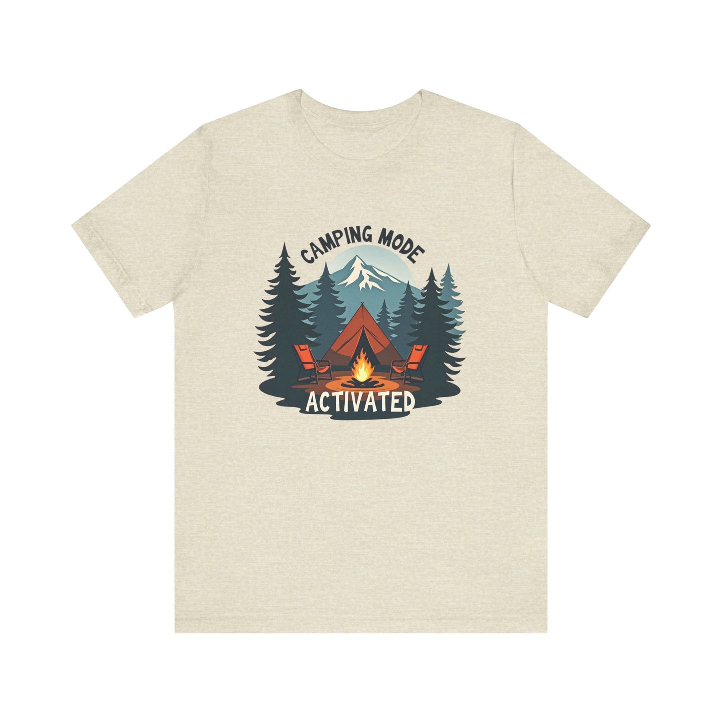Camping Mode Activated - Unisex Jersey Tee