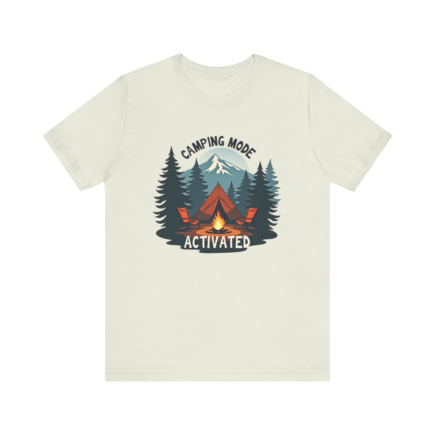 Camping Mode Activated - Unisex Jersey Tee