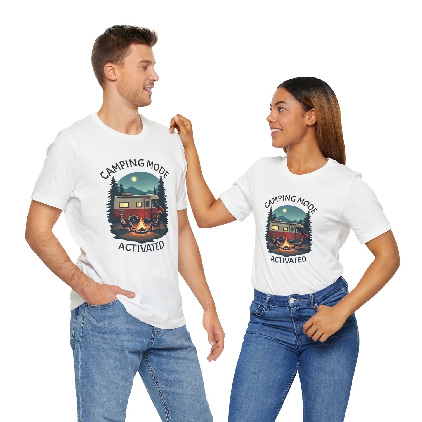 Camping Mode Activated Unisex Tee - Perfect for Outdoor Adventures