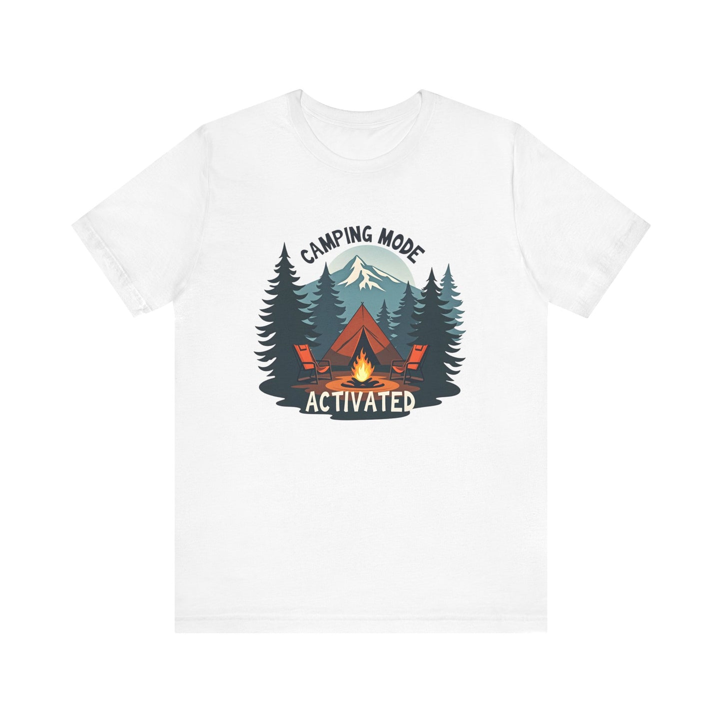 Camping Mode Activated - Unisex Jersey Tee