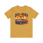 Classic Car Graphic Tee - 'Drill & Burn' Unisex Short Sleeve T-Shirt