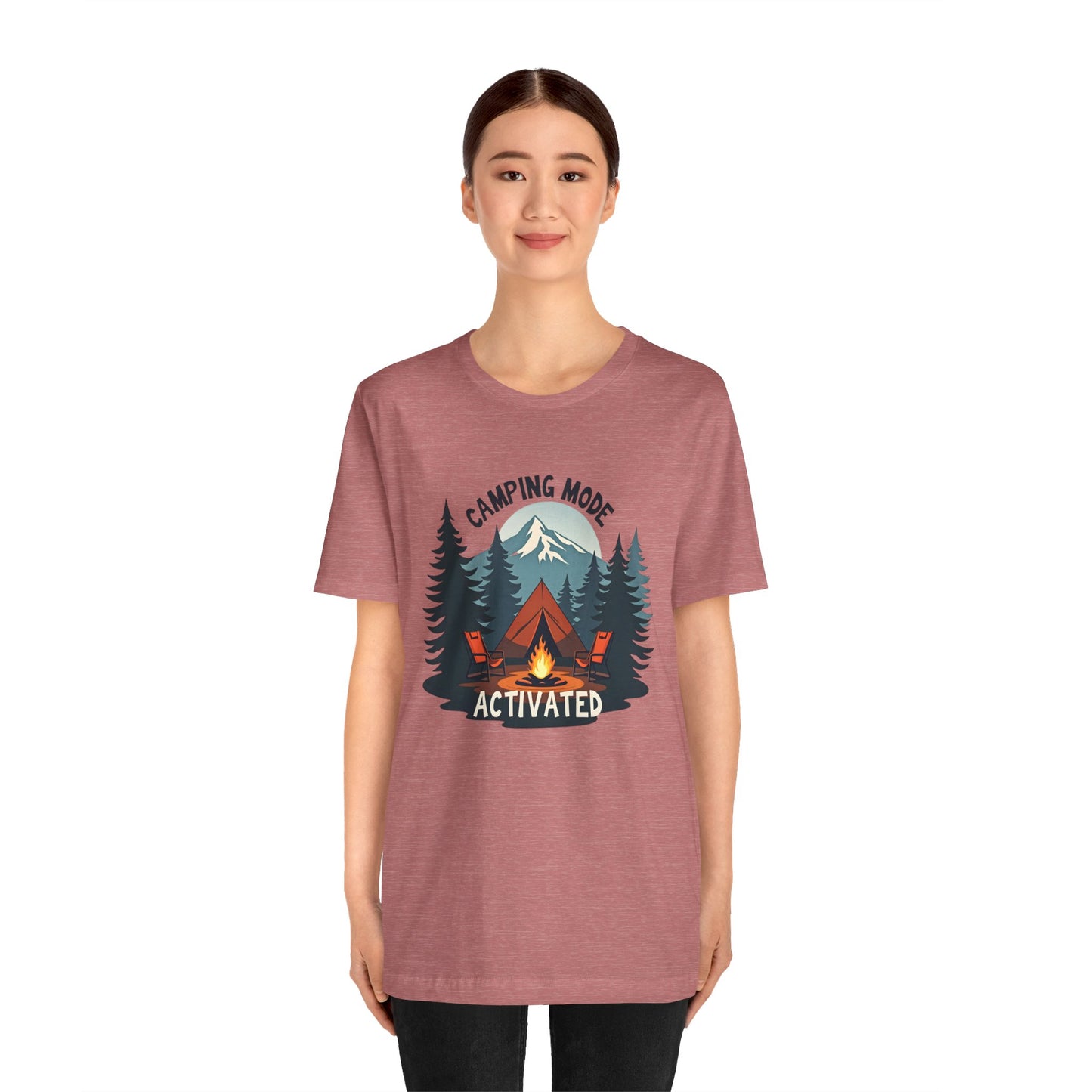 Camping Mode Activated - Unisex Jersey Tee