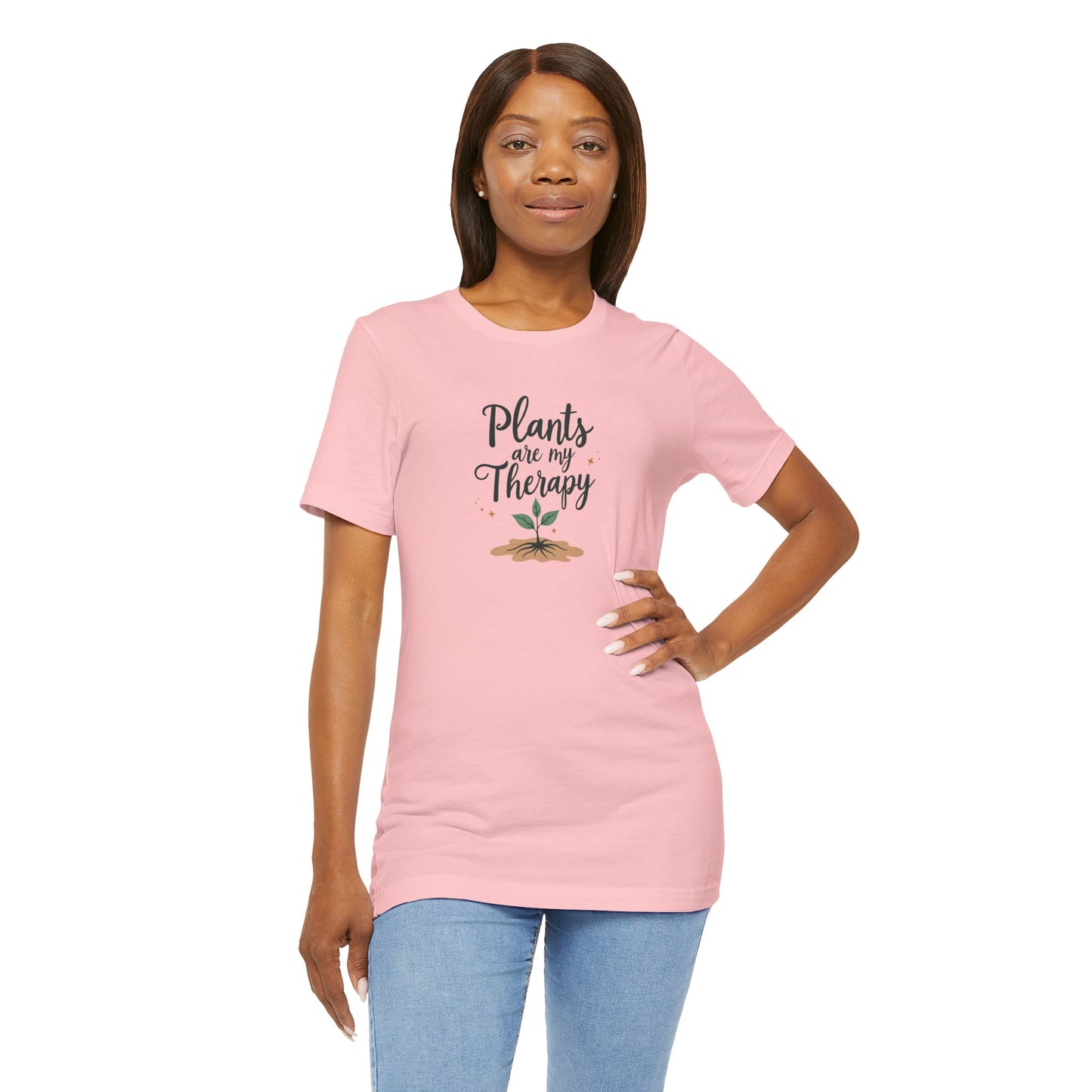 Plants are My Therapy Unisex T-Shirt for Plant Lovers