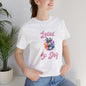 Loved by Dog Unisex Jersey Tee - Cute Miniature Schnauzer Lover Shirt