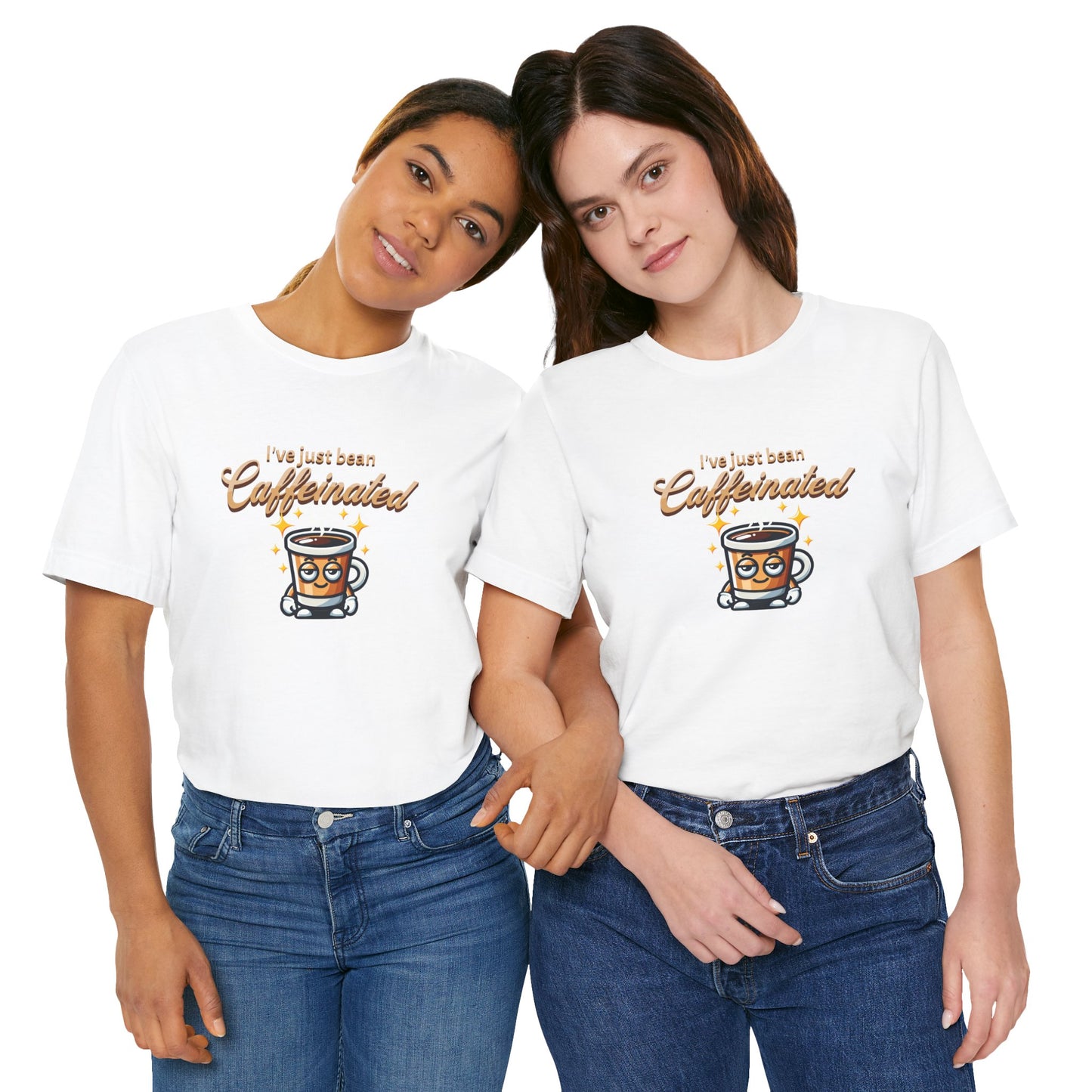 Caffeinated Vibes Unisex Jersey Tee - Perfect for Coffee Lovers