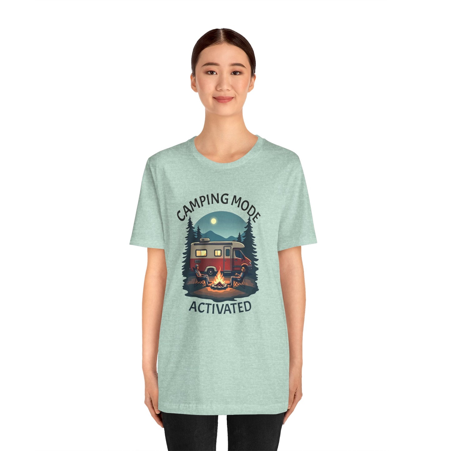 Camping Mode Activated Unisex Tee - Perfect for Outdoor Adventures