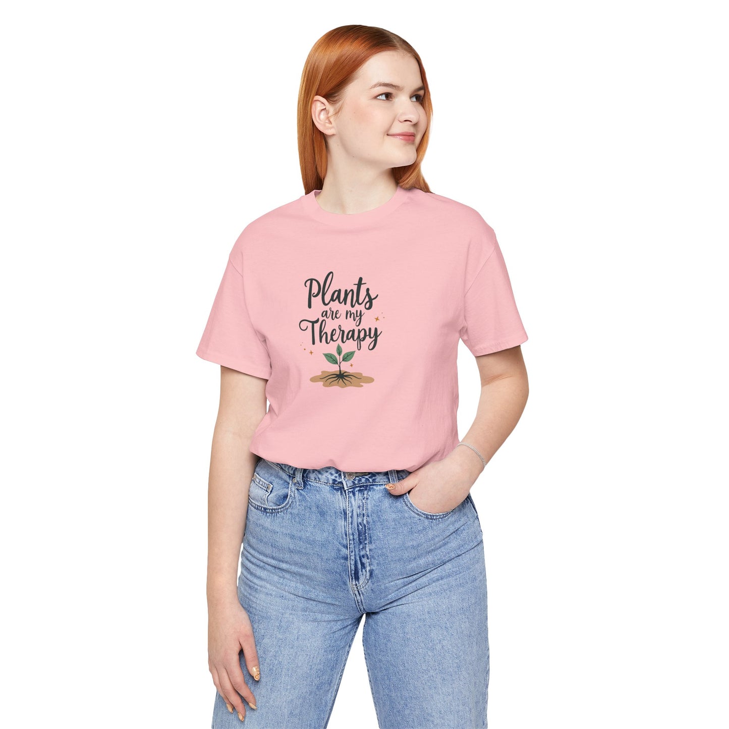 Plants are My Therapy Unisex T-Shirt for Plant Lovers