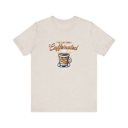 Caffeinated Vibes Unisex Jersey Tee - Perfect for Coffee Lovers