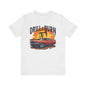 Classic Car Graphic Tee - 'Drill & Burn' Unisex Short Sleeve T-Shirt