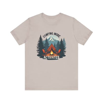 Camping Mode Activated - Unisex Jersey Tee