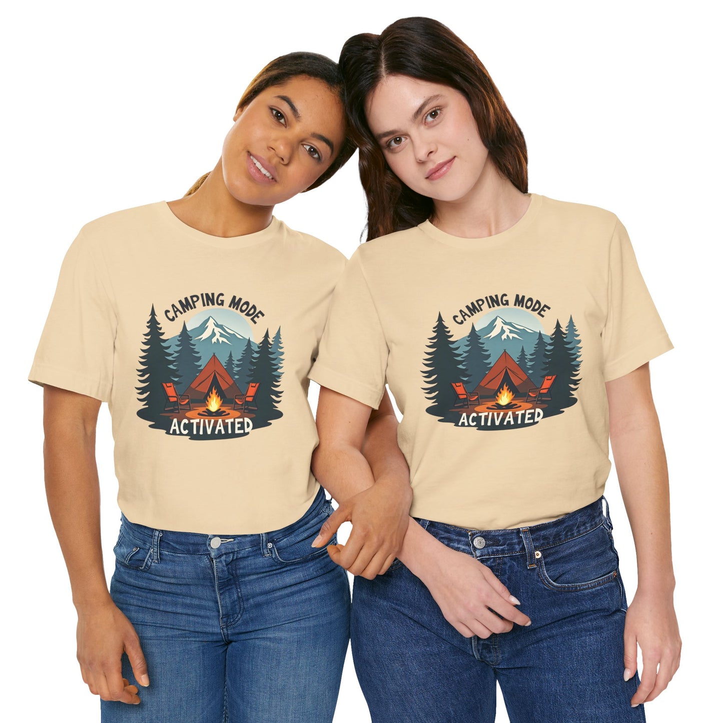 Camping Mode Activated - Unisex Jersey Tee
