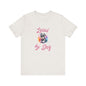 Loved by Dog Unisex Jersey Tee - Cute Miniature Schnauzer Lover Shirt