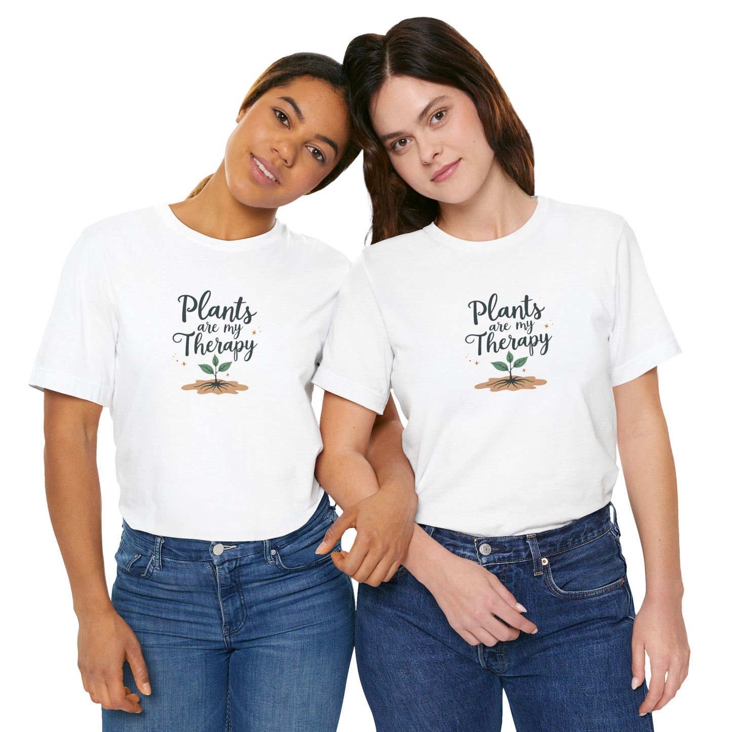 Plants are My Therapy Unisex T-Shirt for Plant Lovers