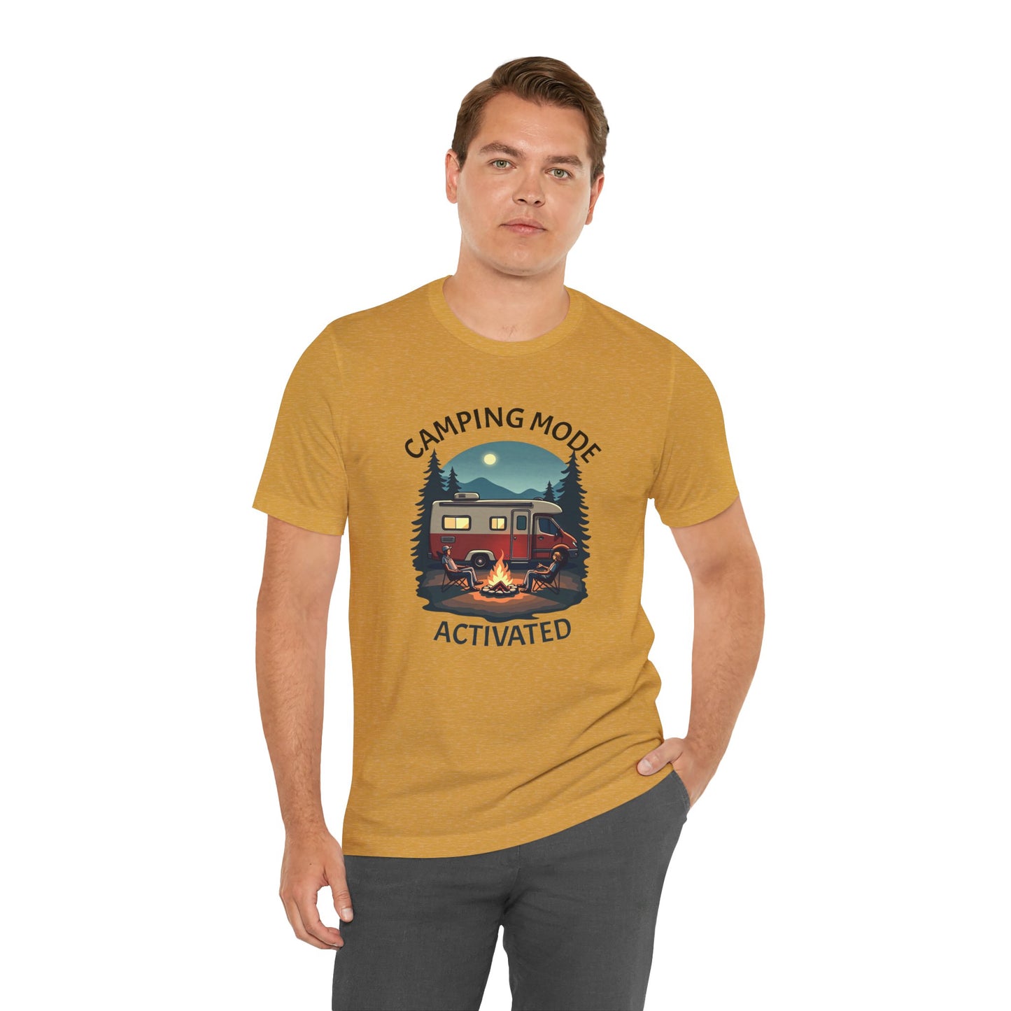 Camping Mode Activated Unisex Tee - Perfect for Outdoor Adventures