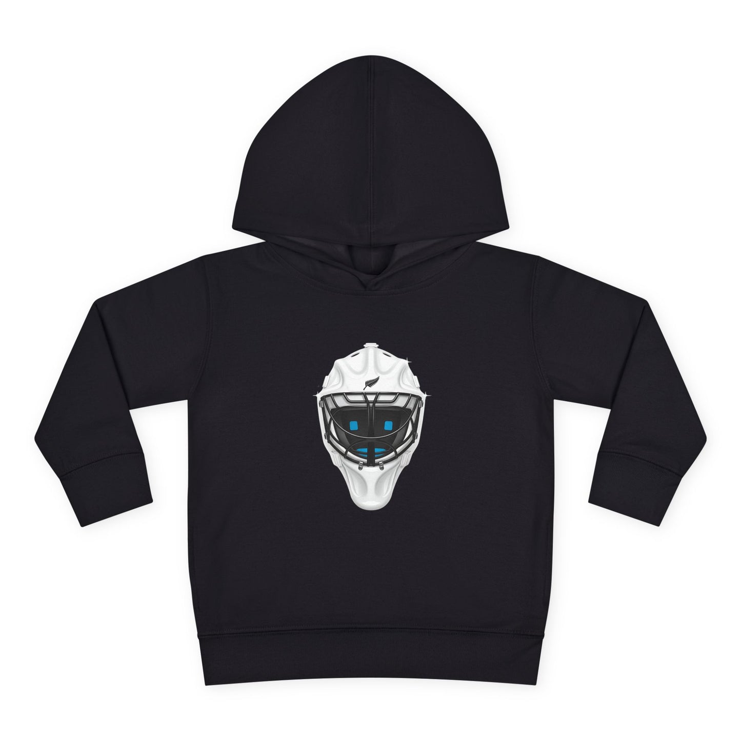 Toddler Hockey Mask Pullover Hoodie — Cute Protective Gear Graphic